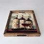 Aberto Design REF048 Bandeja de Madera Maciza 48 x 38 x 4 cm